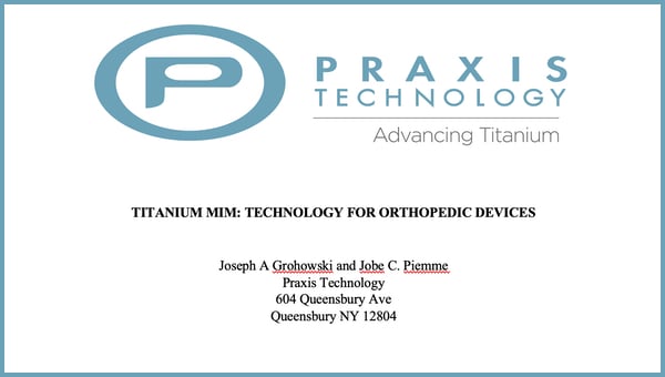 Technology for Orthopedic Devices